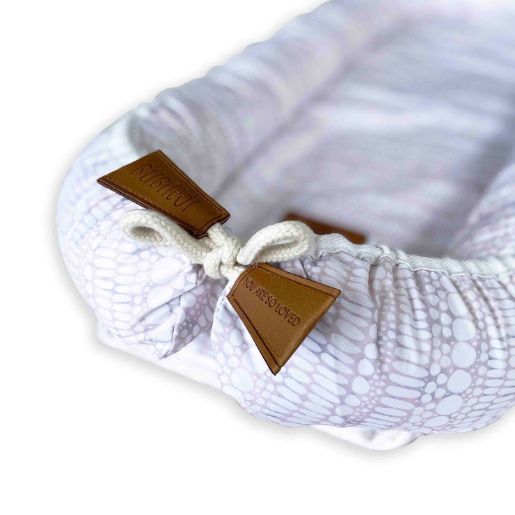 Organic Baby Nest Cover - Moonstone