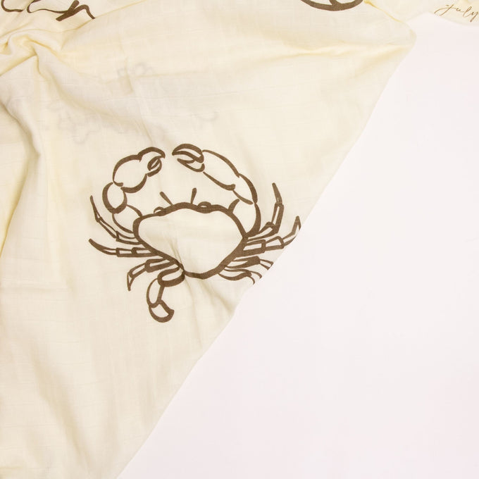 Zodiac Muslin Swaddle  - Cancer