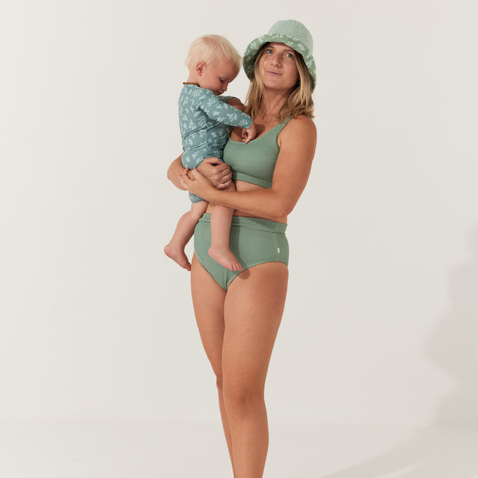 Olive Embrace Swim Bottoms