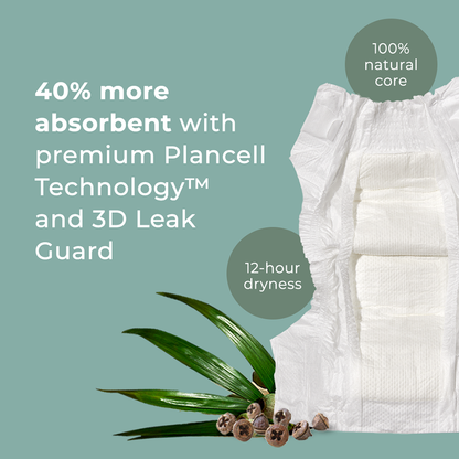 Ecoriginals Eco Bundle 1 X 16 Pack Walker Nappy Pants 12-18kg + 1 X 70 Pack Plant Based Baby Wipes